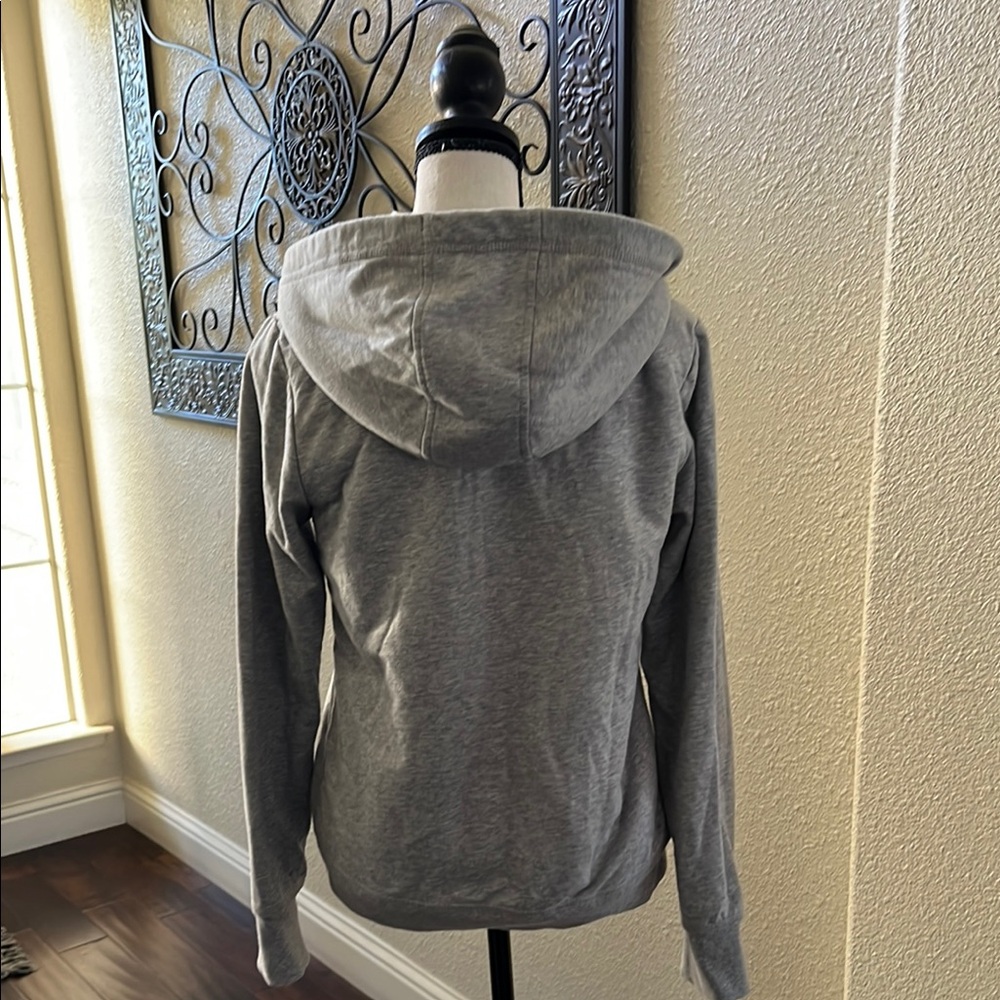 Disney Gray Zippered Hooded Sweatshirt - Picture 4 of 6